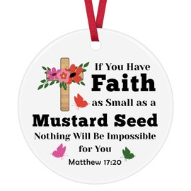 Christian Gifts for Women Birthday Christmas Inspirational Ceramic Ornament Gifts for Women Religious Baptism Spiritual Gifts for Her Friends Mum Girl Sister Wife Girlfriend Female Coworker