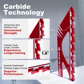 EZARC 18-Inch Demolition Masonry Reciprocating Saw Blade, Carbide Blades for Cutting Aerated Concrete and Hollow Brick, 1-Pack