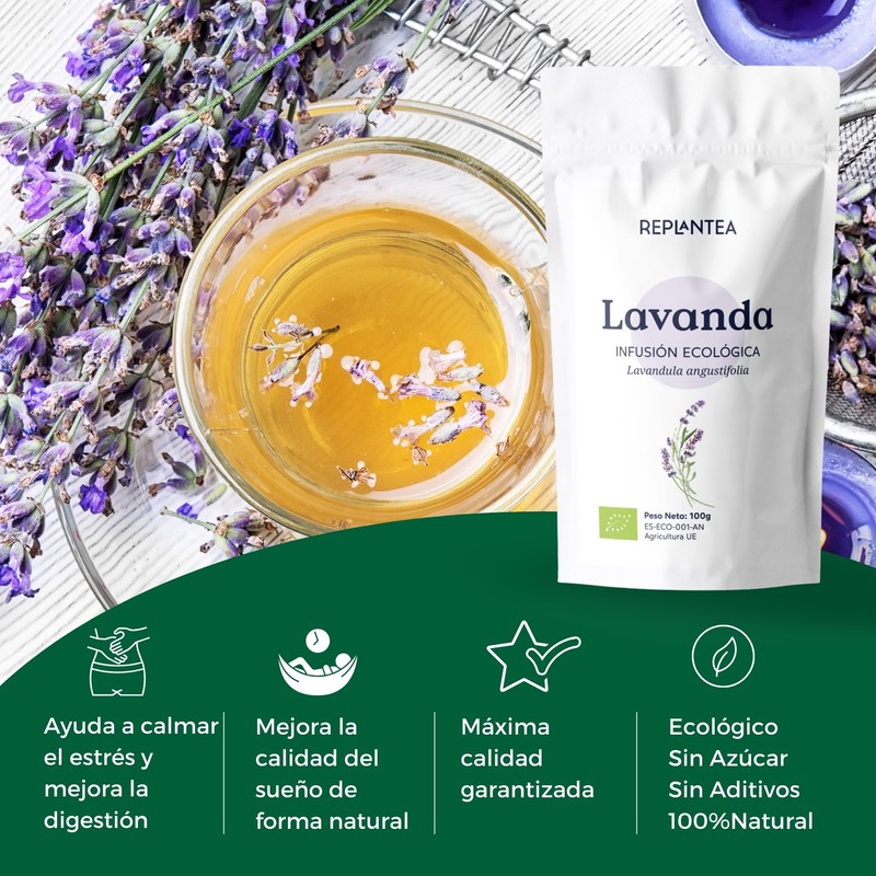 Lavender Tea Organic 100g (50 Cups) | Organic Lavender Flower
