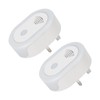2PCS Ultrasonic Pest Repeller Intelligent Frequency Conversion Safe Harmless Insect