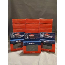PGA Tour Course Essentials Performance Tees 2 3/4”  70mm-40 Count