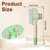 Pet Combs, Flea Comb for Dogs with One-Click Self-Cleaning Button,