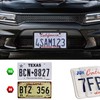 OUCPC 1 Pack Clear License Plate Covers and Frames, Car