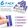 Tamaki 6 Pack Erasers, Large White Erasers for School Office,