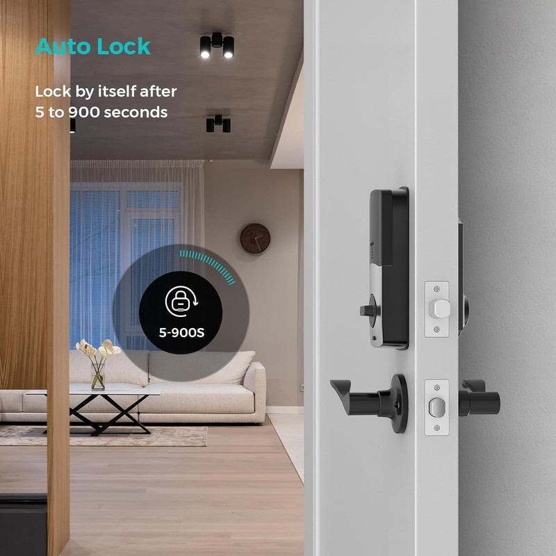 Keyless Entry Door Lock Deadbolt, Hornbill Smart Lock Front Door,