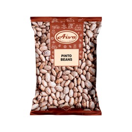 Aiva Pinto Beans 4 lbs Bulk Bag | Premium Quality Dried Beans for Cooking, Soups, Stews, and Meal Prep