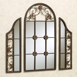 Touch of Class Hera Wall Mirror Set Dark Bronze