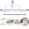Siaomo Bed Sheet Holders Straps Fasteners - 4 Pcs Triangle
