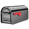 Architectural Mailboxes Sequoia Heavy Duty Post Mount Mailbox in Pewter