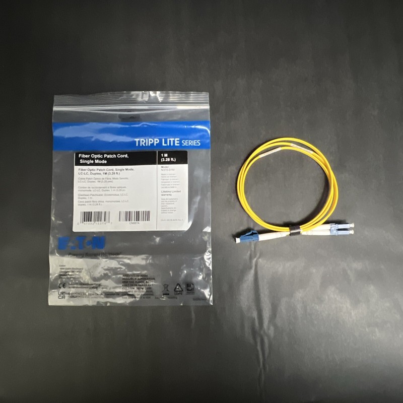 Eaton N370-01M EATON TRIPP LITE SERIES DUPLEX SINGLEMODE 9/125 FIBER