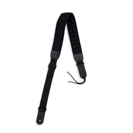 KLIQ Music Gear AirCell Guitar Strap for Bass & Electric Guitar with 3" Wide Neoprene Pad and Adjustable Length (Regular (Narrow), Black)
