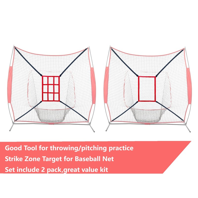 Strike Zone Target for Baseball Softball net, Throwing Pitching Hitting