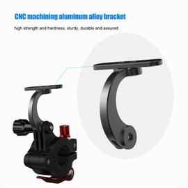 Drone Remote Controller Bike Clip with CNC Machining, Suitable for Mini 3 Pro, Non Slip Aluminum Alloy Clamp, Quick Release