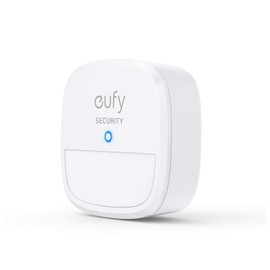 Motion Sensor, eufy Security Home Alarm System Motion Sensor, 100° Coverage, 30 ft Detection Range, 2-Year Battery Life, Adjustable Sensitivity (HomeBase Required), Optional 24/7 Protection Service