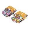 2pcs Cloth Diapers 6 Layer Structure Washable Reusable Elastic Waistband