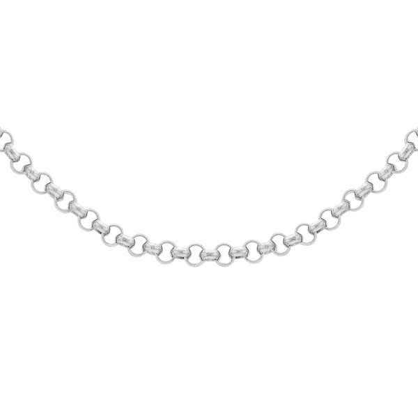 Tuscany Silver Round Belcher Chain Necklace of 61 cm/24-inch