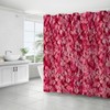 FAIRYGATE B8416 Shower Curtain Pink 180 x 180 cm Vintage