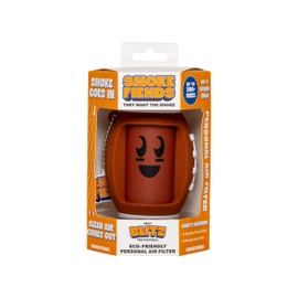 Smoke Fiends Portable & Eco-Friendly Personal Air Filter | Discreet HEPA & Carbon Filtration | Biodegradable & Up to 300+ Uses | Keychain Design for On-the-Go Freshness (Blitz)