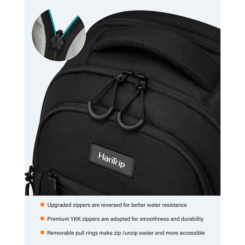 HanTrip Travel Laptop Backpack for Women Men, 18 Inch Large