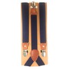 GFM® Mens Braces Y-back suspenders 25mm Color with 3 Strong