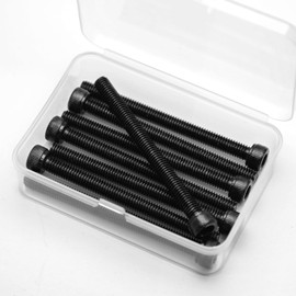 (8 Pieces) M6 x 70 mm Cylindrical Hex Socket Screws 304 Stainless Steel Black Oxide Cylinder Head Screws Full Thread