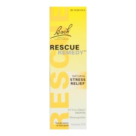 Bach RESCUE REMEDY Dropper 20mL, Natural Stress Relief, Homeopathic Flower Essence, Vegan, Gluten & Sugar-Free, Non-Habit Forming