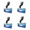 Professional black gloves 4 Cajas De Guantes Latex Negro Reutilizable