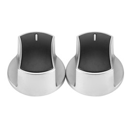 Replacement Rotary Knob, 2 Pieces Universal Kitchen Gas Stove Parts Control Knobs Replacement Metal Rotary Switch