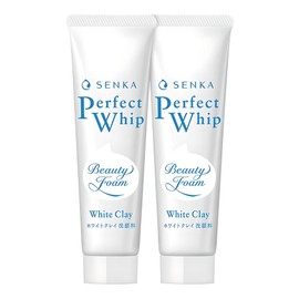 Senka Perfect Whip White Clay Cleansing Foam, 50g, 2 pieces / 센카 퍼펙트 휩 화이트 클레이 클렌징폼, 50g, 2개