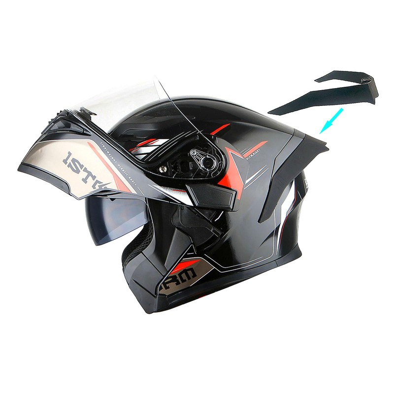 1Storm Motorcycle Modular Full Face Flip up Dual Visor Helmet