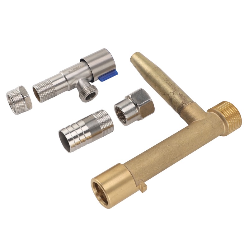 Water Intake Valve Key G1 Thread Brass Stainless Steel Quick