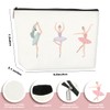FTIRPW Dance Bag Ballet Ballerina Makeup Bag, Dance Lover Gifts