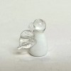Ganz TINY Glass "ANGEL WISHES" Figurine "WHITE for Friendship"" +Card