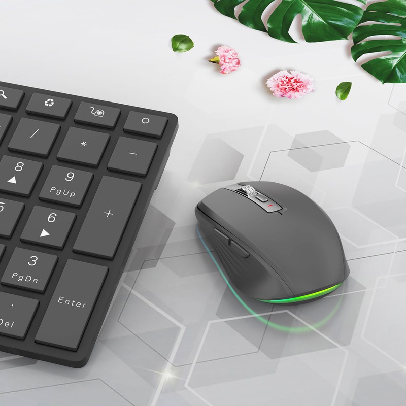 2.4G Wireless Mouse Dual Mode 2400 DPI Bluetooth Mouse with