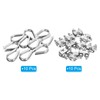 PATIKIL 20pcs 4mm Wire Rope Clamp Stainless Steel Thimble Wire