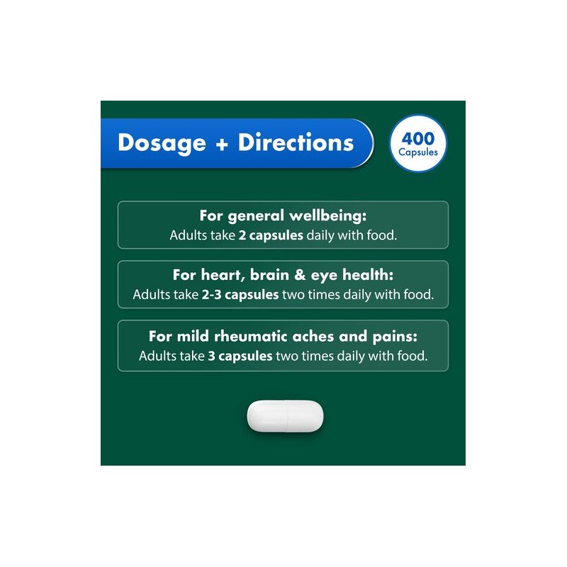 Nature's Own Odourless Fish Oil 1500Mg 400 Capsules