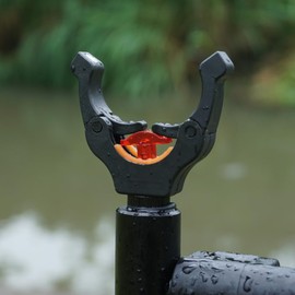 Hirisi Tackle 4 x Carp Fishing Rod Rest Gripper for Rod Pod Holder with Magic Magnet Clips Keep Your Fishing Rod