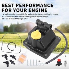 Tektall 24 559 02-S Fuel Pump for Kohler CH18 CH19 CH20 CH21 CH22 CH23 CH24 CH25 CH640 CH670 CH680 CH682 CH730 CH740 CH742 CH752 CH750 ECH630 ECH650 ECH680 ECH749 ECH730 ECH740 Engine # 24 559 10 S