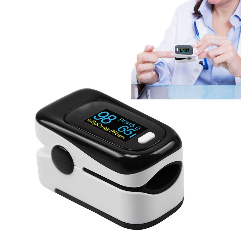 Fingertip Oximeter Portable SpO2 Monitor Blood Oxygen Saturation Meter for