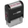 DO NOT Bend Self Inking Rubber Stamp - Red Ink