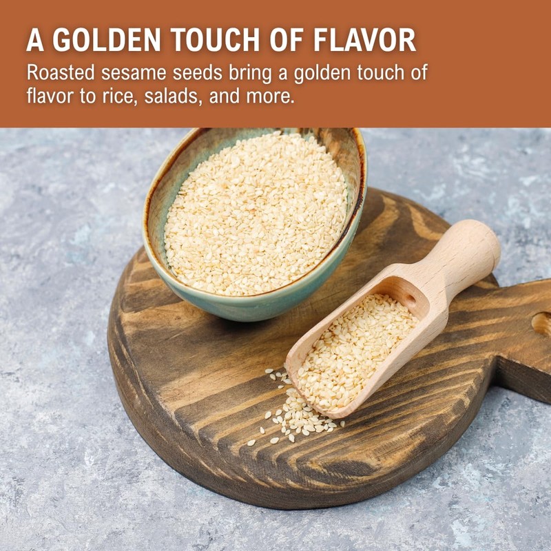 Asiatic Dishes Toasted White Sesame Seeds (Iri Goma) – Whole