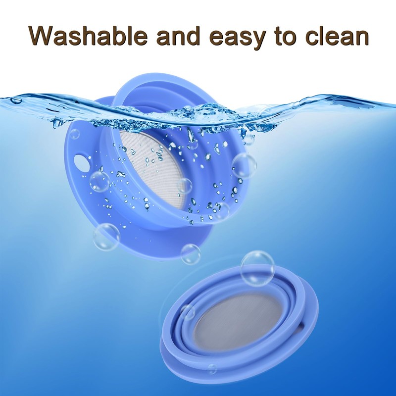 VVGCS Collapsible Paperless Pour Over Coffee Dripper, Single Cup Travel