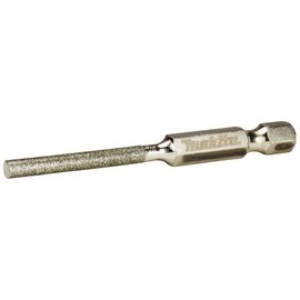 Makita D-73748 Round File 4.0 mm, Diamond-tipped, with 1/4 Inch Hex Socket for Screwdrivers, for Filing Saw Chains with 3/8 Inch LP and 1/4 Inch Graduation, Pack of 1