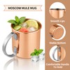 Moscow Mule Mugs Set of 4 15 oz Copper Mugs