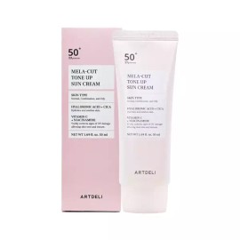ArtDeli 아트델리 멜라 컷 톤업 선크림 50ml Arteli Mela Cut Tone Up Sun Cream 50ml [50ml x 1 piece]