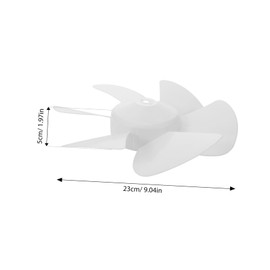 ULTECHNOVO Silent Fan Blades Replacement Blade Design for Standing Pedestal Table Fans Low Noise Operation Easy to Install