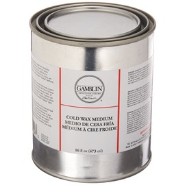 Gamblin Cold Wax Medium 16 Fl Oz Pure Beeswax Matte Varnish and Medium