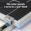 Adamax SPEC158-5PK Solar Panel End Clamps for 1-5/8 in. Steel