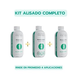 Nanoplastia Capilar Alisado Sin Formol | Tratamiento Profesional | Con Keratina Orgánica | Todo Tipo de Cabello | 250 ml x 3