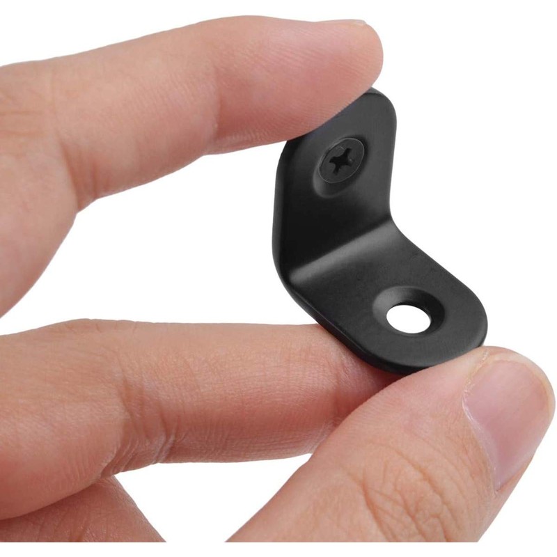 Samcos L-Shaped Fitting Stainless Steel L-Angle Bracket Right Angle Hook